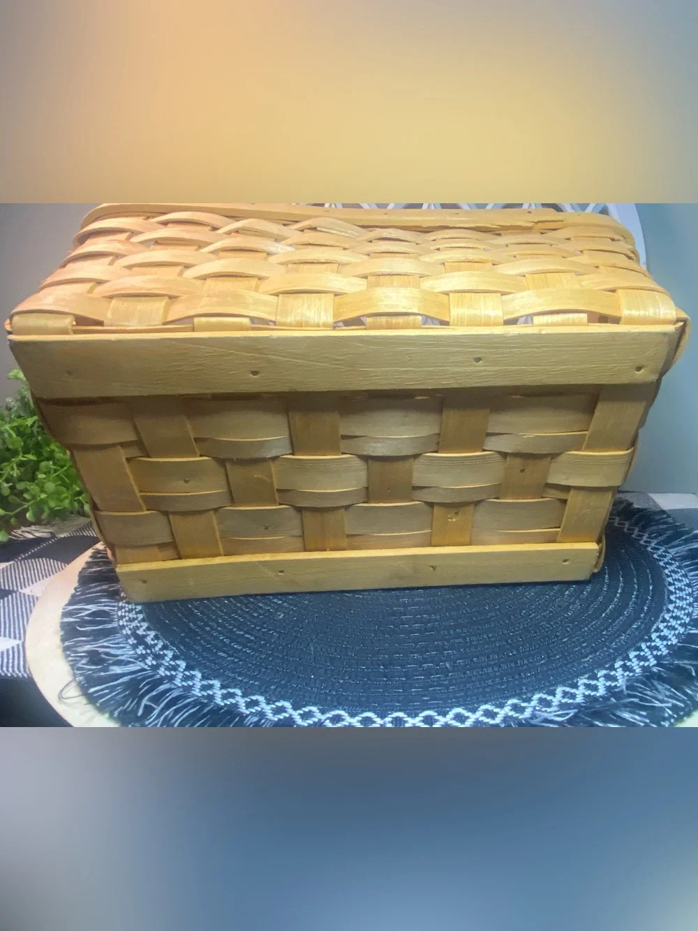 Unbranded Divided Compartments Basket - Perfect for Holding Flatware & Napkins‎